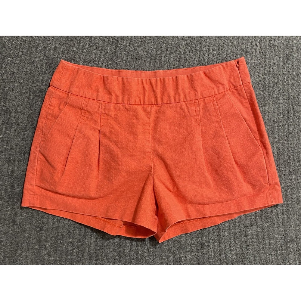 J.Crew Shorts Women's Orange Elastic Waist Casual Size 0